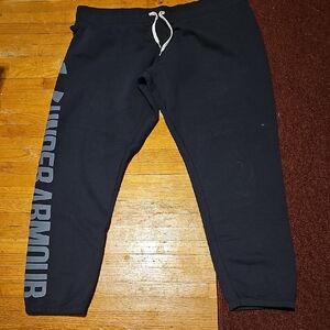 Under Armour Black Sweatpants with Logo